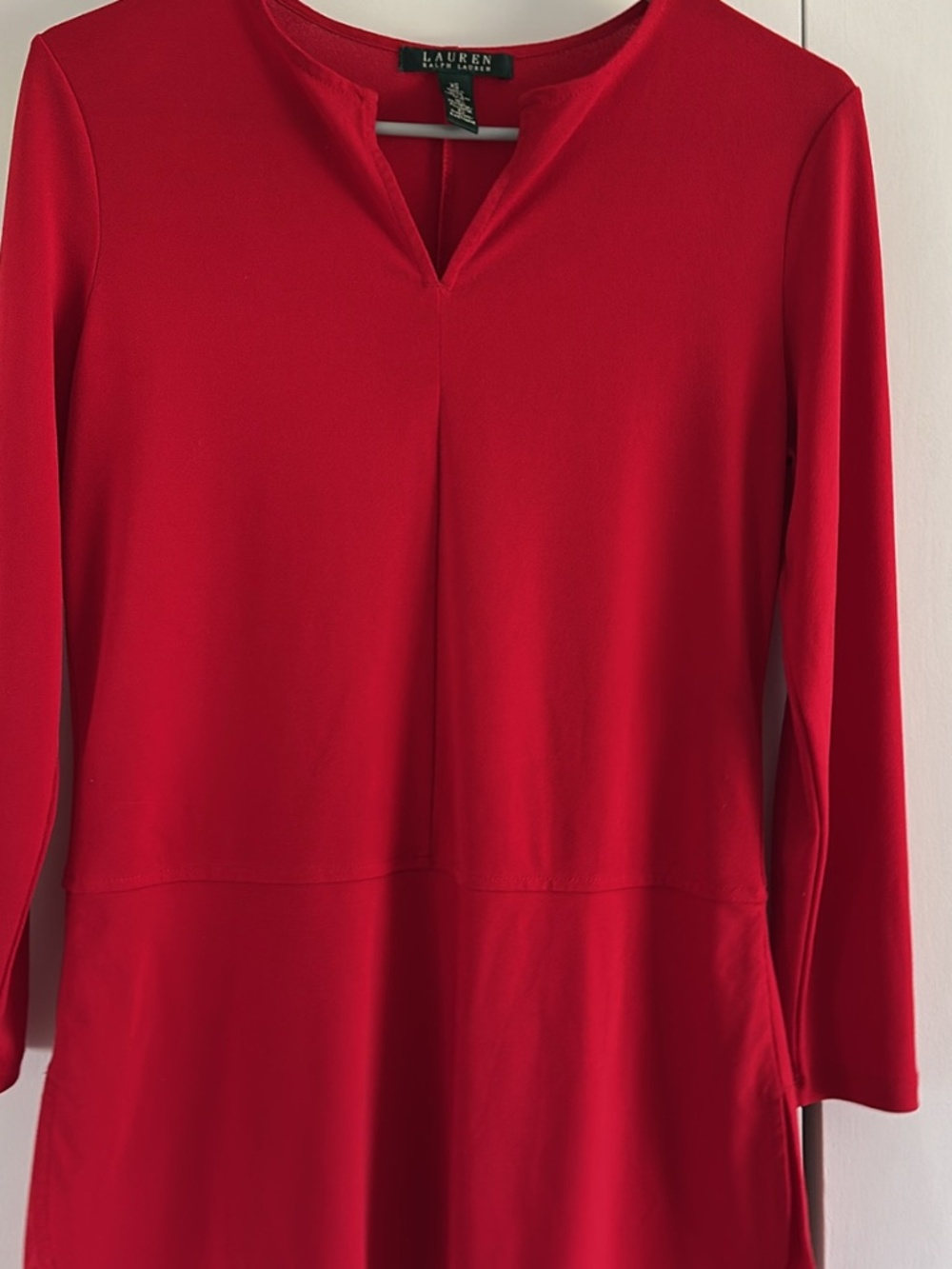 3/4 sleeve figure flattering top